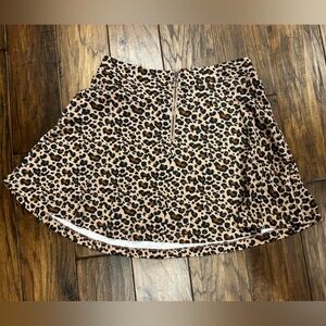 Cheetah print skirt